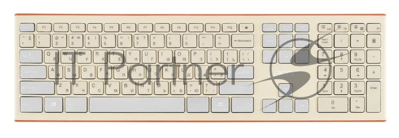 Клавиатура + мышь Acer OCC200 клав:бежевый мышь:бежевый USB беспроводная slim Multimedia