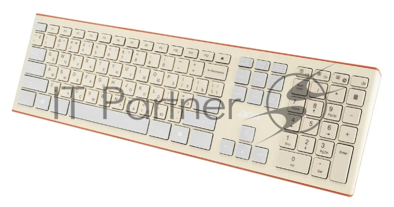 Клавиатура + мышь Acer OCC200 клав:бежевый мышь:бежевый USB беспроводная slim Multimedia