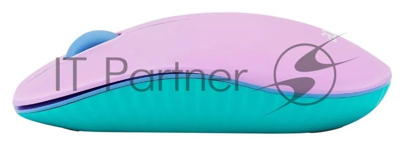 Клавиатура + мышь Acer OCC200 клав:зелёный/фиолетовый мышь:зелёный/фиолетовый USB беспроводная slim Multimedia