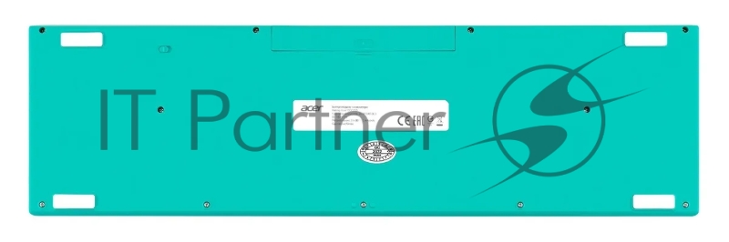 Клавиатура + мышь Acer OCC200 клав:зелёный/фиолетовый мышь:зелёный/фиолетовый USB беспроводная slim Multimedia