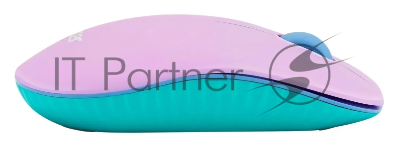 Мышь Acer OMR200 зеленый/фиолетовый оптическая (1200dpi) беспроводная USB для ноутбука (2but)