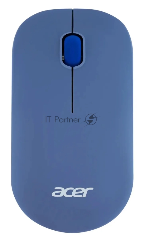 Мышь Acer OMR200 синий оптическая (1200dpi) беспроводная USB для ноутбука (2but)