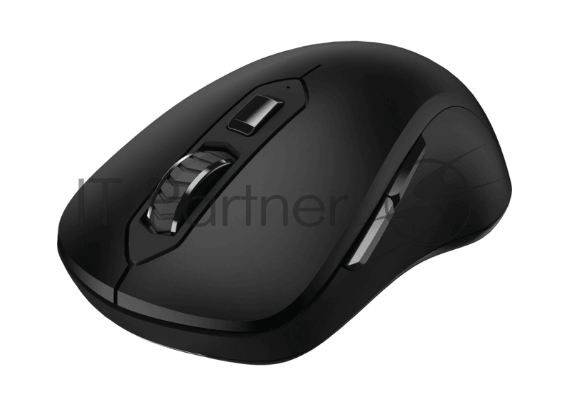 Мышь беспроводная Dareu LM115B Black (черный), DPI 800/1200/1600, подключение: ресивер 2.4GHz + Bluetooth, размер 107x59x38мм