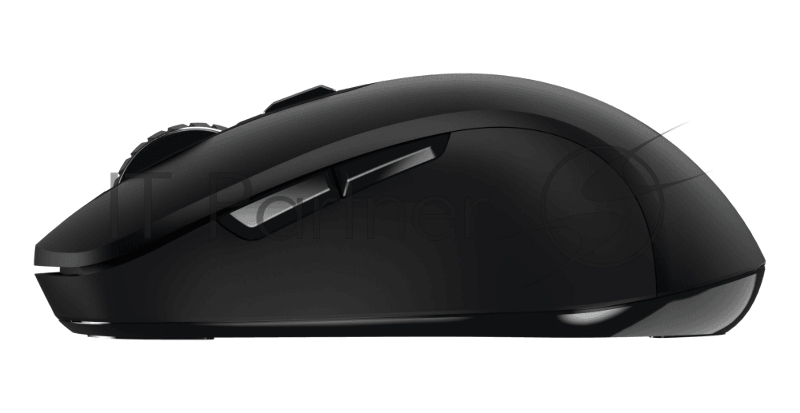 Мышь беспроводная Dareu LM115B Black (черный), DPI 800/1200/1600, подключение: ресивер 2.4GHz + Bluetooth, размер 107x59x38мм