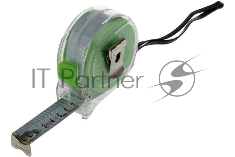 Рулетка Кварц, прозрачный корпус, амортизатор, 5 м х 25 мм// Сибртех