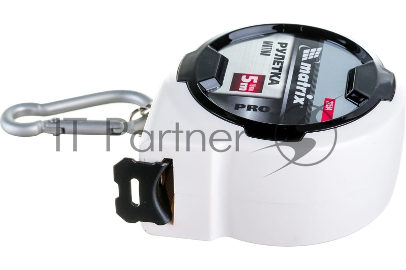 Рулетка Motion, 5 м x 19 мм, возможность записи, карабин-держатель, PRO// Matrix