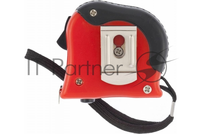 Рулетка Double fixation, 3 м х 16 мм, обрезиненный корпус, двойная плавная фиксация// Matrix