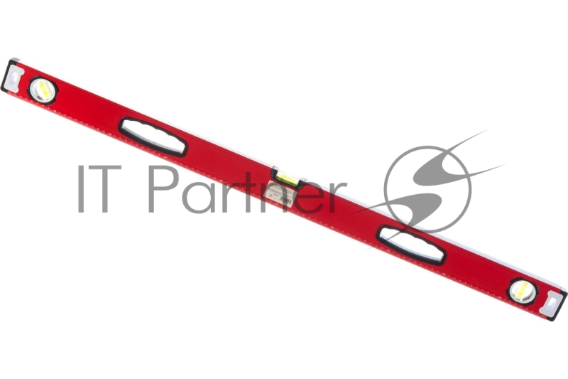 Уровень алюминиевый, фрезерованный, 3 глазка, рукоятки, 1000 мм// Matrix