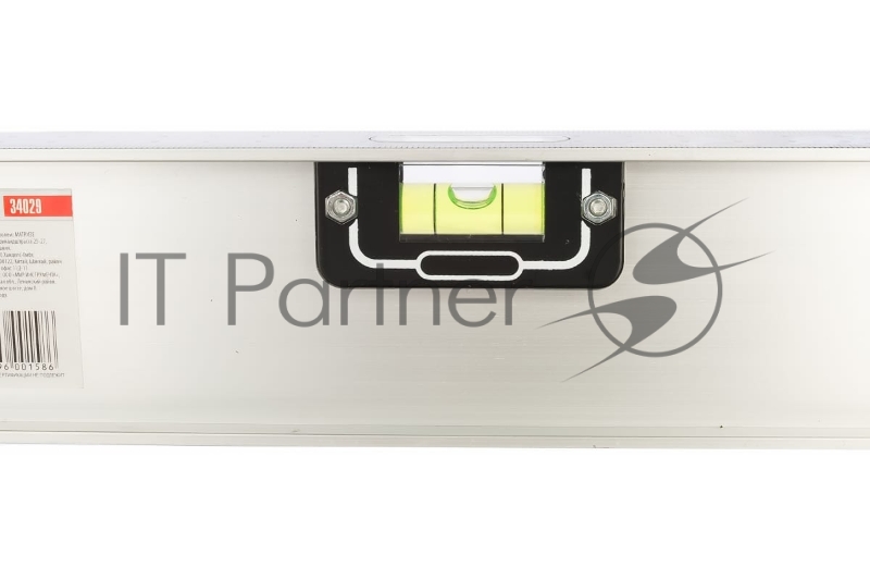 Уровень алюминиевый Рельс, 1000 мм, 3 глазка (1 поворотный)// Matrix