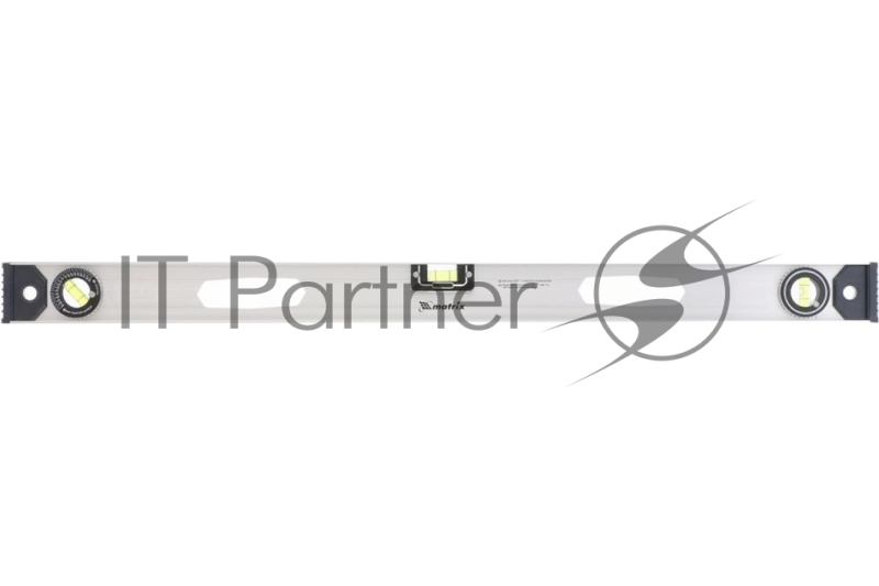 Уровень алюминиевый Рельс, 800 мм, 3 глазка (1 поворотный)// Matrix