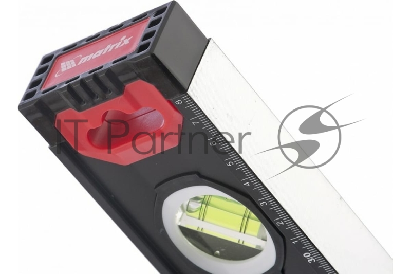 Уровень алюминиевый, усиленный, фрезерованный, 3 глазка, 2 комп. рукоятки, 600 мм// Matrix