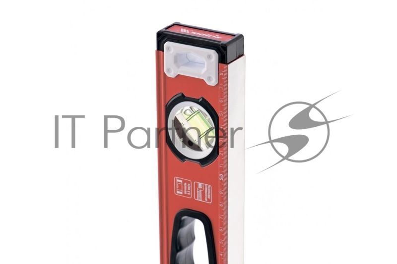 Уровень алюминиевый, фрезерованный, 3 глазка, рукоятки, 1200 мм// Matrix