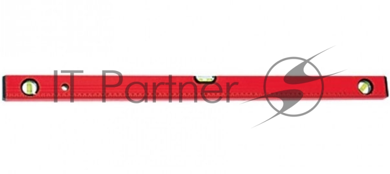 Уровень алюминиевый, 1800 мм, 3 глазка, красный, линейка// MTX