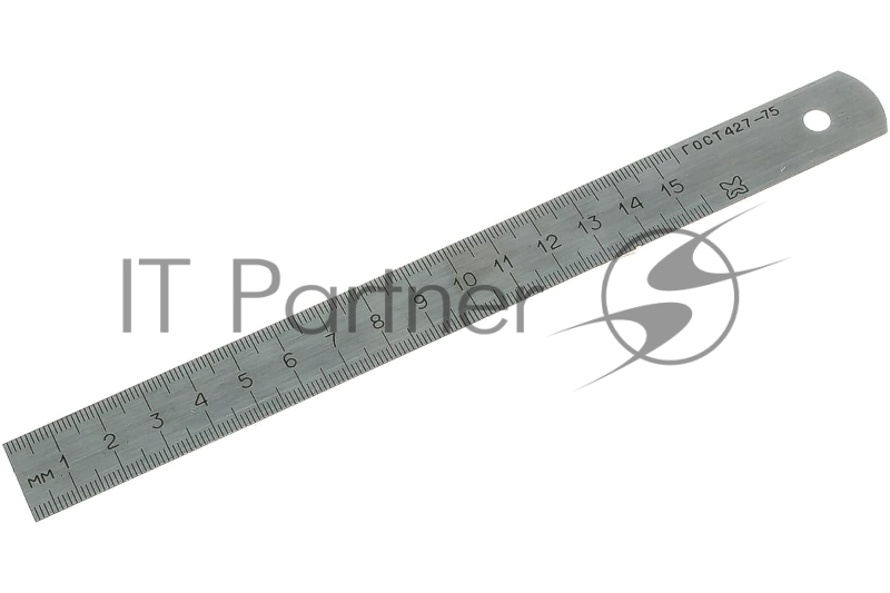 Линейка измерительная, 150 мм, металлическая// Россия