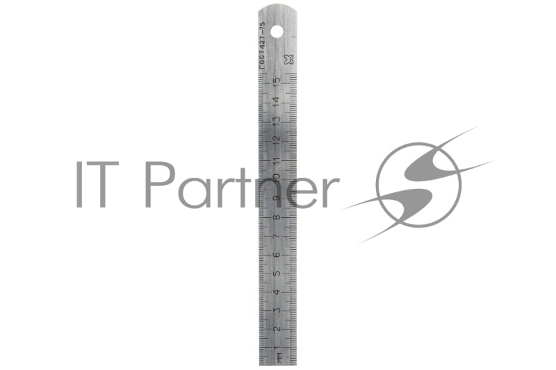 Линейка измерительная, 150 мм, металлическая// Россия