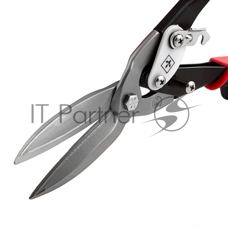 Ножницы по металлу,удлиненные, 290 мм, прямой рез, CrMo, 2-комп.обрезиненные рук-ки, PRO // Matrix