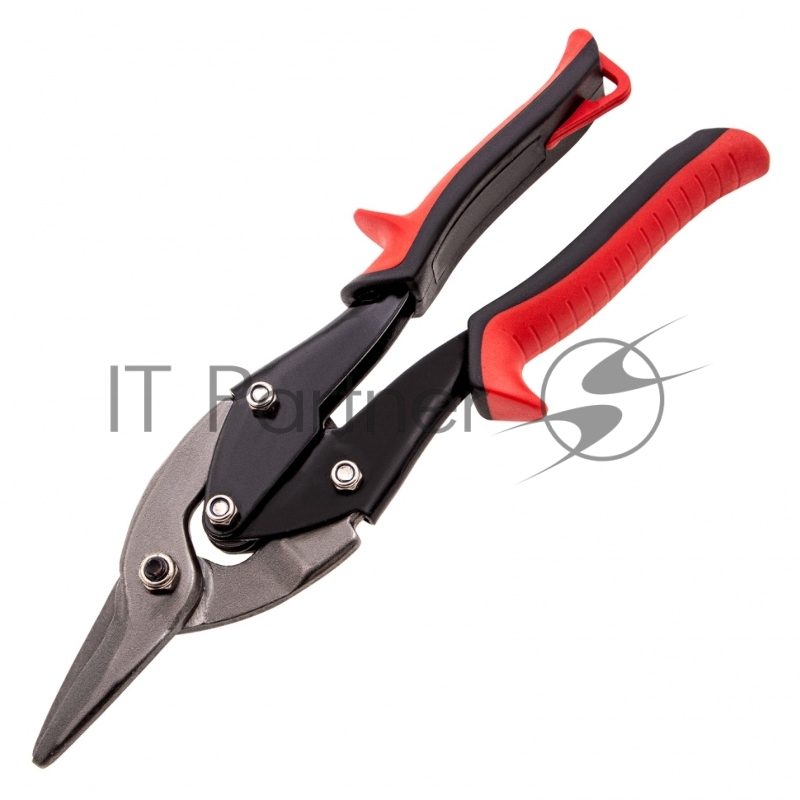 Ножницы по металлу, 250 мм, левые, обрезиненные рукоятки// Matrix