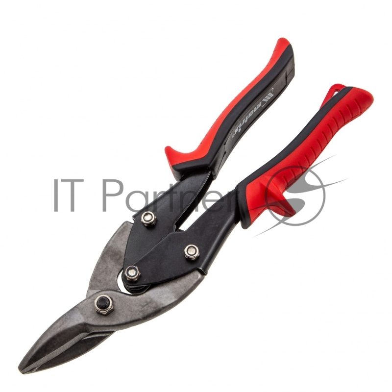 Ножницы по металлу, 250 мм, правые, обрезиненные рукоятки// Matrix