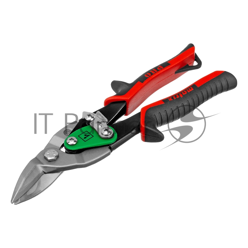 Ножницы по металлу, 250 мм, правый рез,сталь CRMO,двухкомпонентные рукоятки, PRO // Matrix