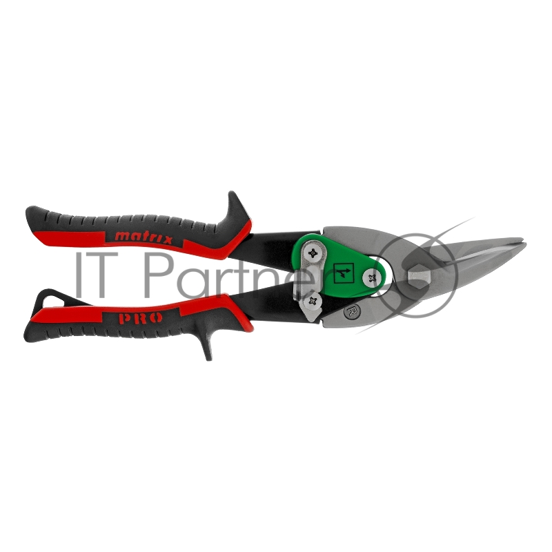 Ножницы по металлу, 250 мм, правый рез,сталь CRMO,двухкомпонентные рукоятки, PRO // Matrix