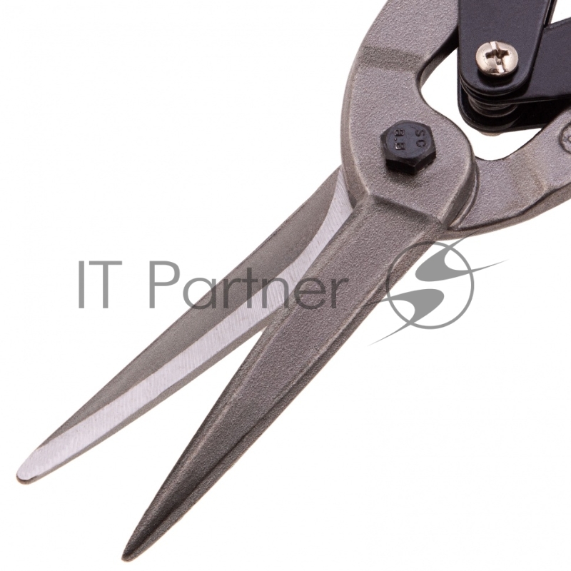 Ножницы по металлу, удлиненные, 285 мм, пряморежущие, обрезиненные рукоятки// Matrix