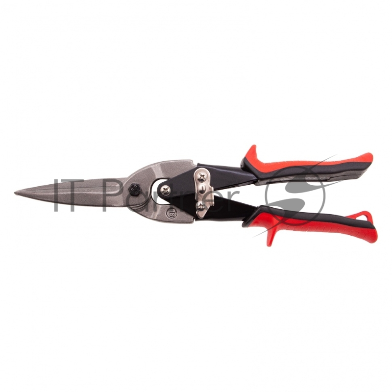 Ножницы по металлу, удлиненные, 285 мм, пряморежущие, обрезиненные рукоятки// Matrix