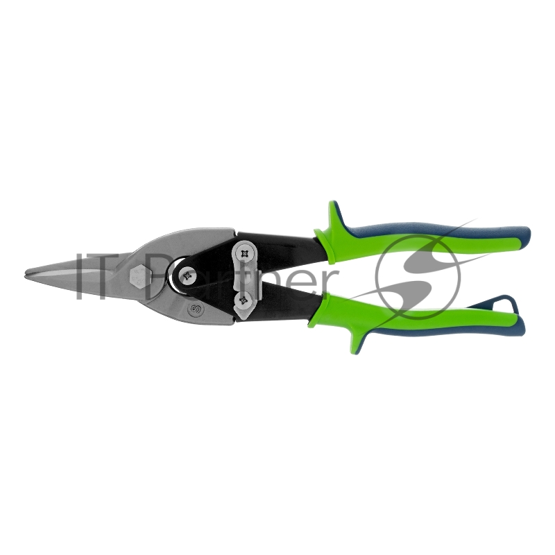 Ножницы по металлу, 250 мм, прямой рез, сталь С55,двухкомпонентные рукоятки // СИБРТЕХ