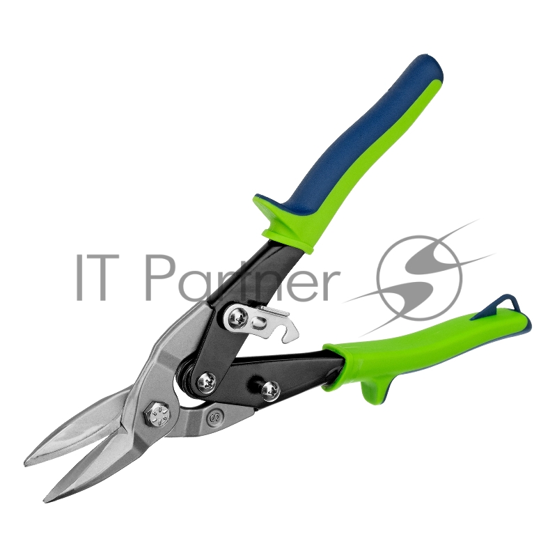 Ножницы по металлу, 250 мм, прямой рез, сталь С55,двухкомпонентные рукоятки // СИБРТЕХ