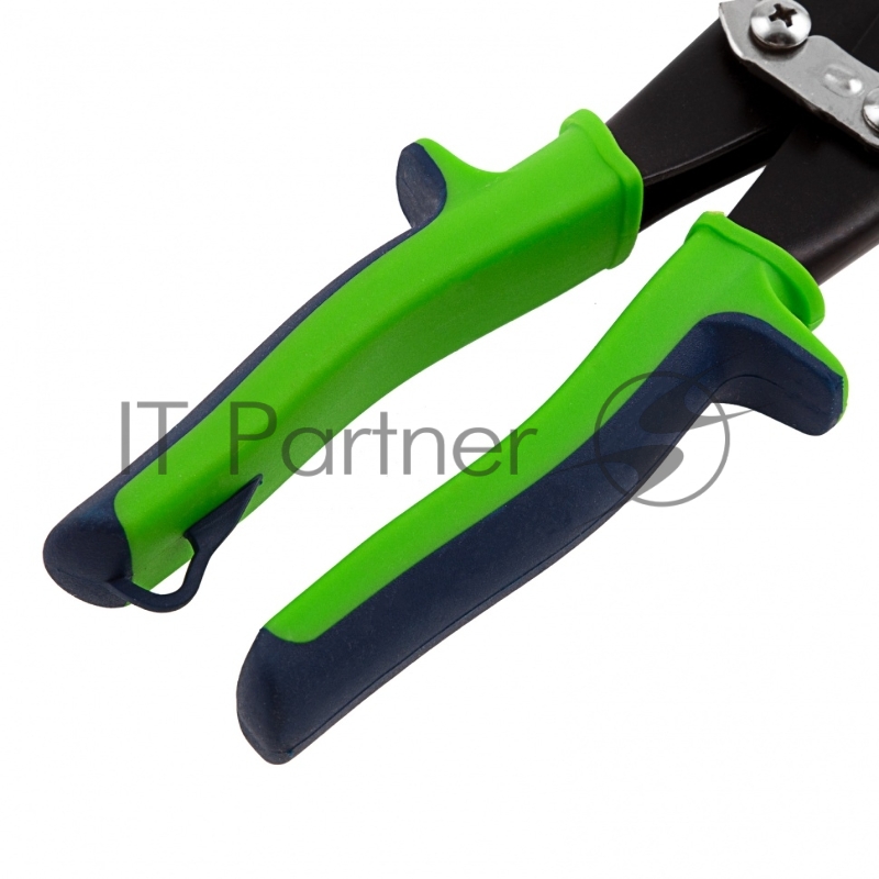 Ножницы по металлу, удлиненные, 285 мм, пряморежущие, 2-комп.обрезиненные рук-ки// Сибртех