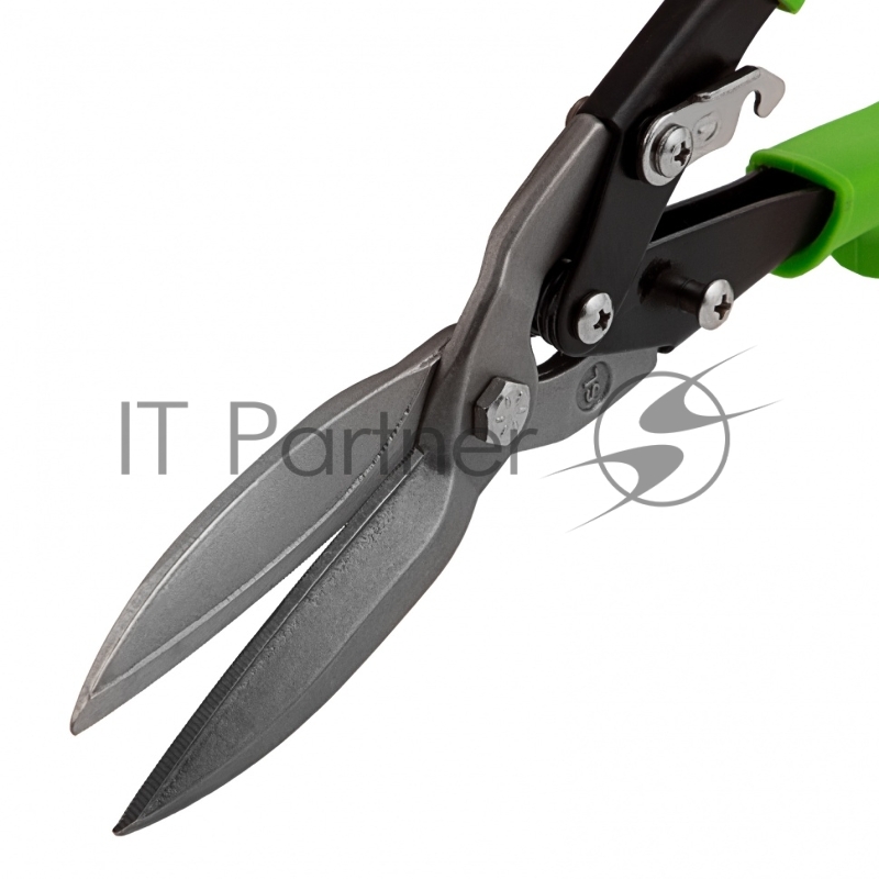 Ножницы по металлу, удлиненные, 285 мм, пряморежущие, 2-комп.обрезиненные рук-ки// Сибртех