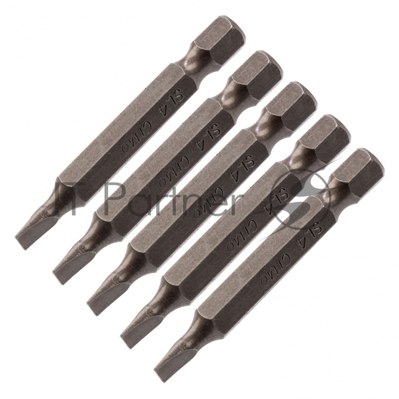 Набор бит СИБРТЕХ 11256 sl4x50 сталь crmo 5шт