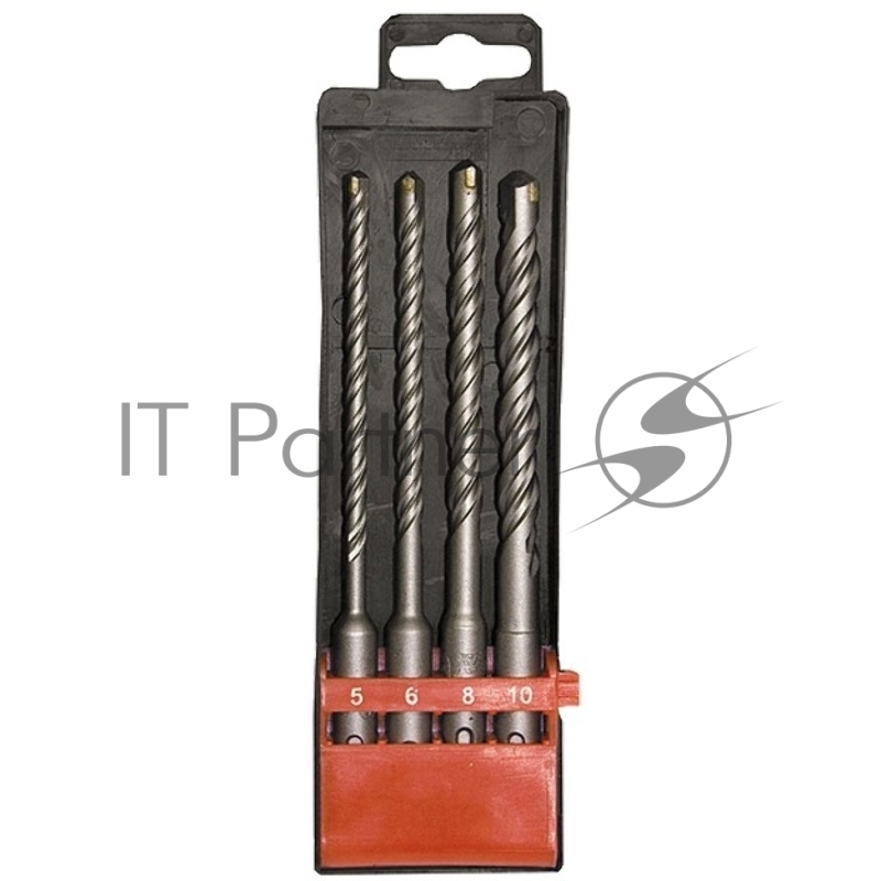 Набор буров по бетону, 5-6-8-10х160 мм, 4 шт., в пласт. коробке, SDS PLUS// Matrix