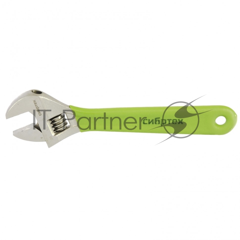 Ключ разводной 200 мм, никелированный// Сибртех