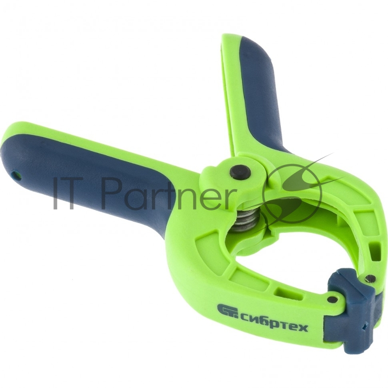 Струбцина клещеобразная, пл. корп., 2-х комп. рукоятки, усиленная пружина,1-1/4 / 33мм// Сибртех