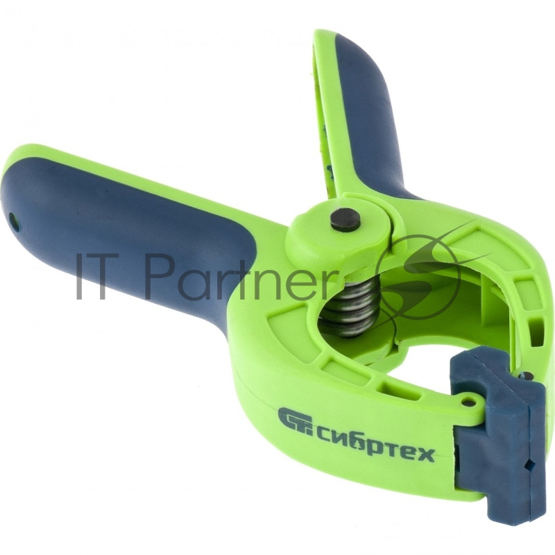 Струбцина клещеобразная, пл. корп., 2-х комп. рукоятки, усиленная пружина,1-5/8 / 42мм// Сибртех