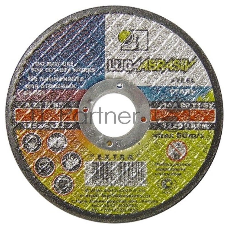 Круг шлифовальный по металлу, 180 х 6,0 х 22,2 мм, (Луга)// Россия