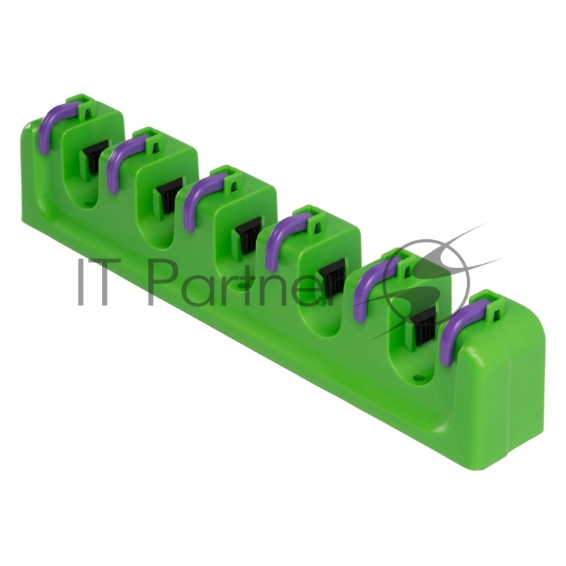 Пластиковый настенный держатель для садово-огородного инструмента, 5 ячеек, 6 крюков// Palisad