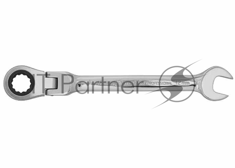 Ключ MATRIX 14866 комбинированный трещоточный 14мм crv шарнирный зерк.хром