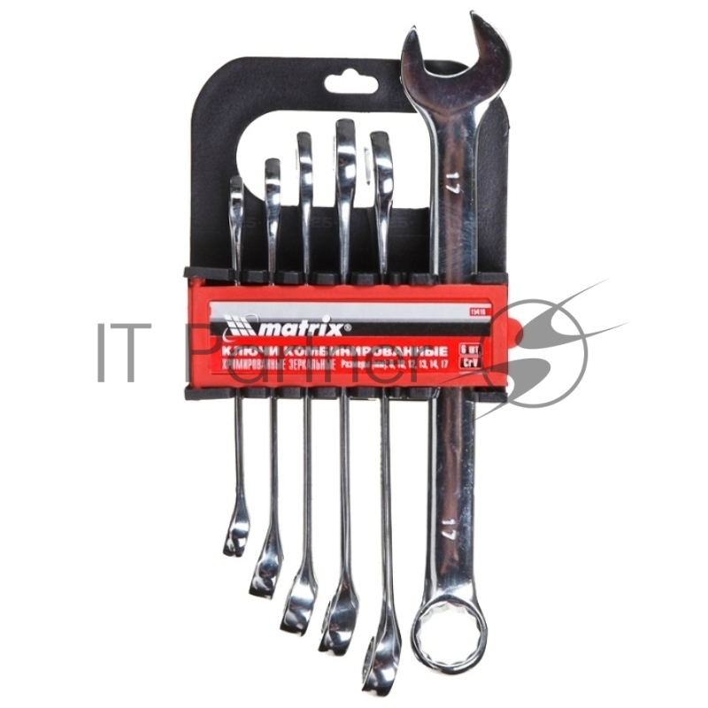 Набор комбинированных ключей MATRIX 15416 (8 - 17 мм) 6 шт.