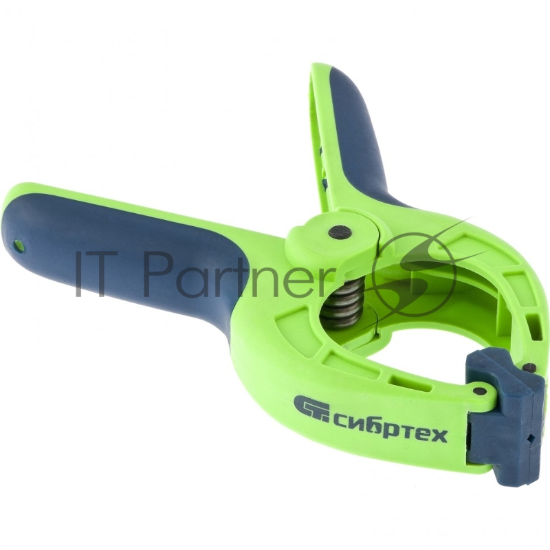 Струбцина СИБРТЕХ клещеобразная, пл, корп 2-х комп, рукоятки, усиленная пружина,2-3/4 20786