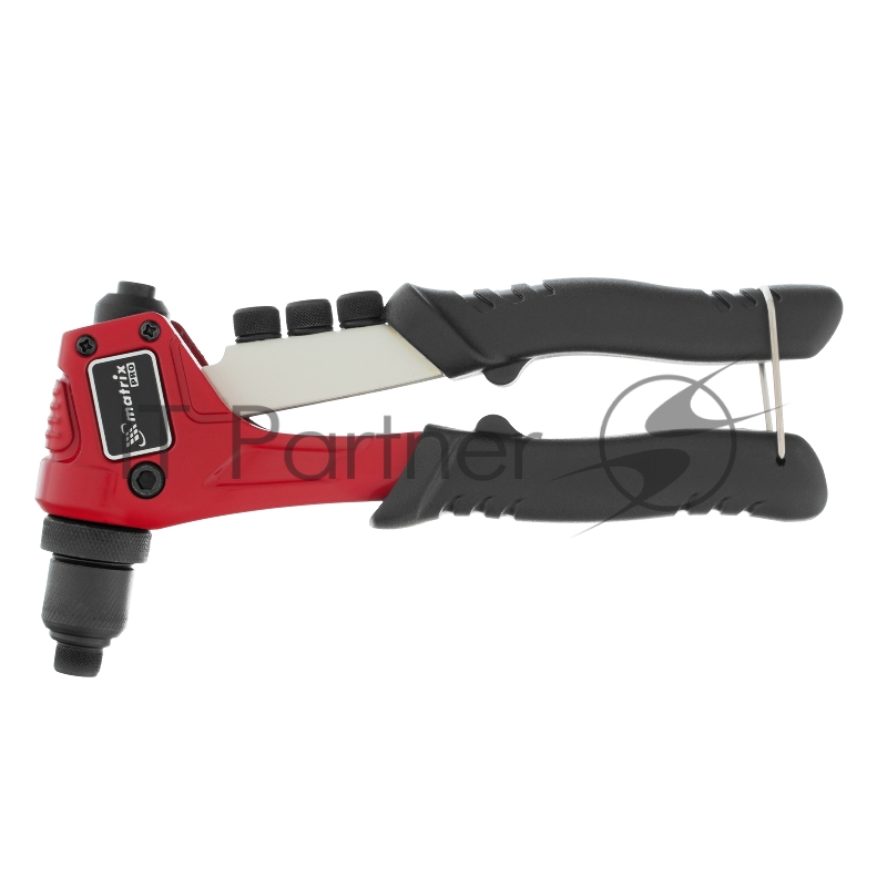 Заклепочник ручной, литой, 200 мм, заклепки 2,4-3,2-4,0-4,8 мм, PRO// Matrix