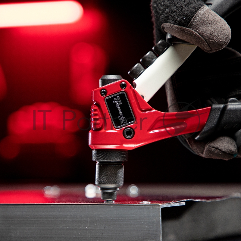 Заклепочник ручной, литой, 200 мм, заклепки 2,4-3,2-4,0-4,8 мм, PRO// Matrix