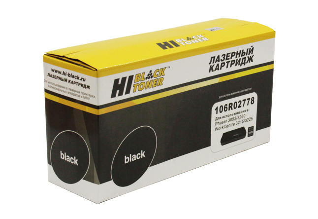 Расходные материалы Hi-Black 106R02778 Картридж для Xerox Phaser 3052/3260/WC 3215/3225, 3К