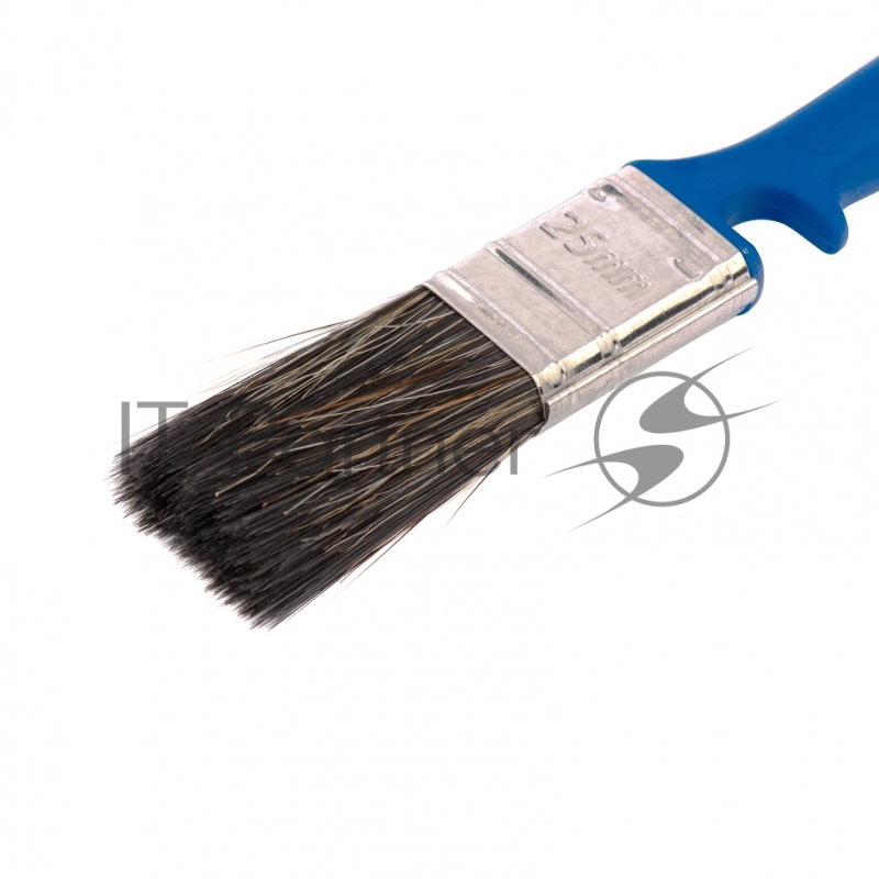 Кисть флейцевая для водных красок, 25x10 мм, смешанная щетина, пластиковая рукоятка// Matrix