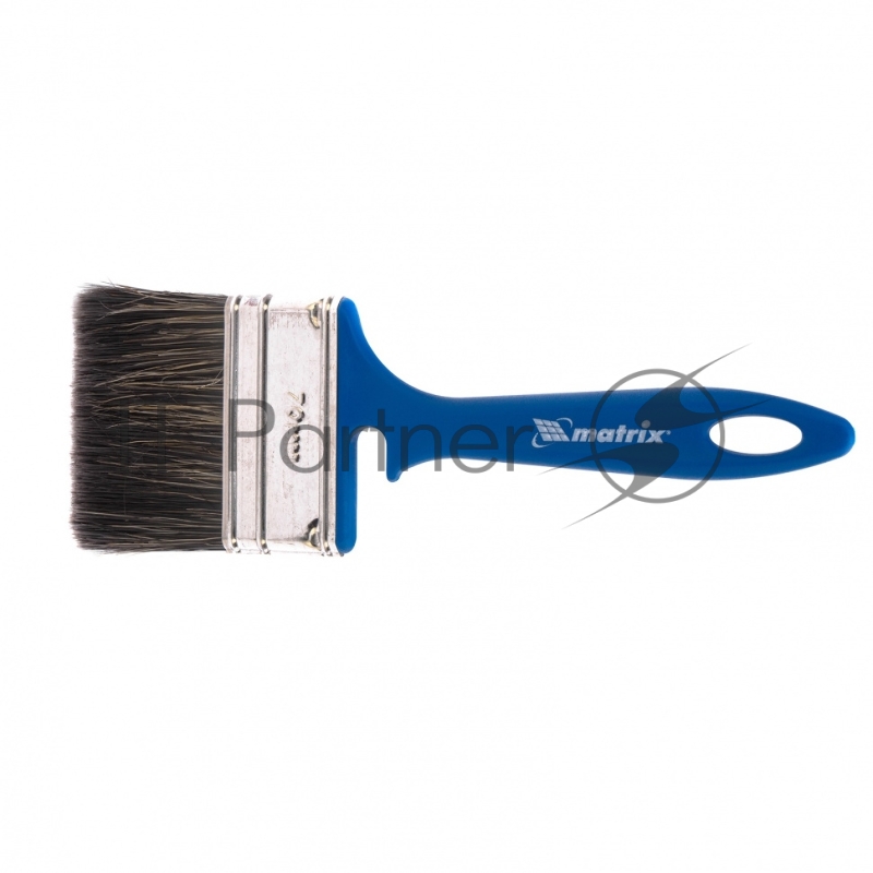 Кисть флейцевая для водных красок, 70x12 мм, смешанная щетина, пластиковая рукоятка// Matrix