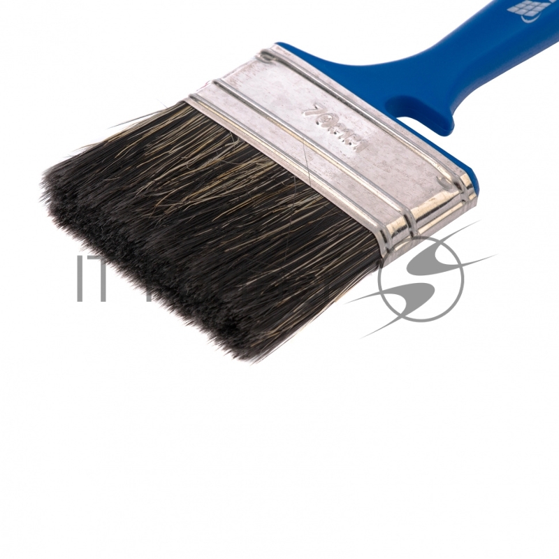 Кисть флейцевая для водных красок, 70x12 мм, смешанная щетина, пластиковая рукоятка// Matrix