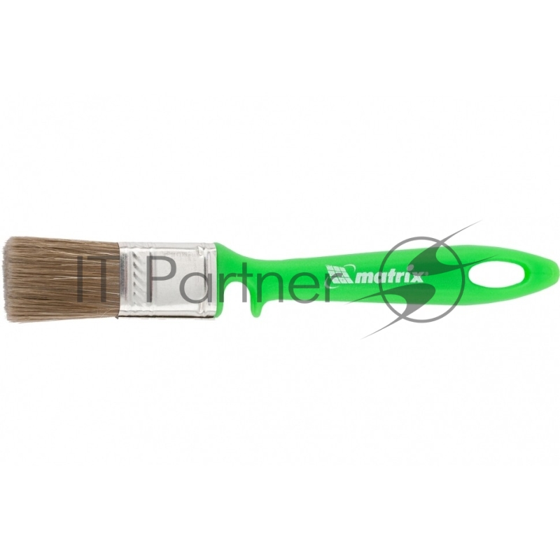 Кисть флейцевая для работ по дереву, 25х10 мм, смешанная щетина, пластиковая рукоятка// Matrix
