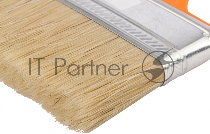 Кисть флейцевая для фасадных работ, 70х12 мм, натуральная щетина, пластиковая рукоятка// Matrix