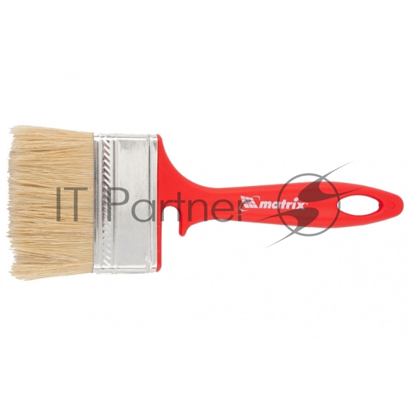 Кисть флейцевая для эмалей, 70х12 мм, натуральная щетина, пластиковая рукоятка// Matrix