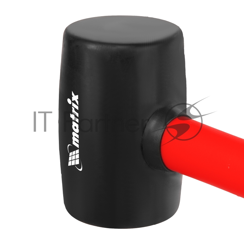 Киянка резиновая, 225 г, черная резина, фибергласовая рукоятка// Matrix